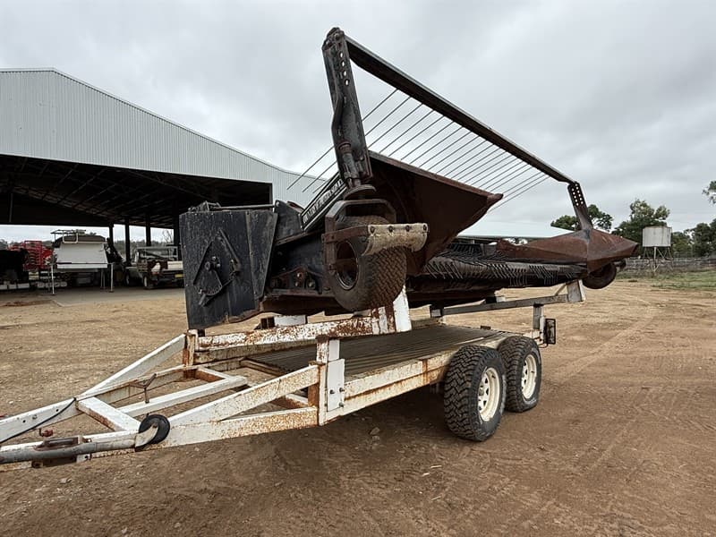 12FT COUNTRY WIDE PICK UP FRONT. Trailer included. Suit New Holland header. All guards will be included