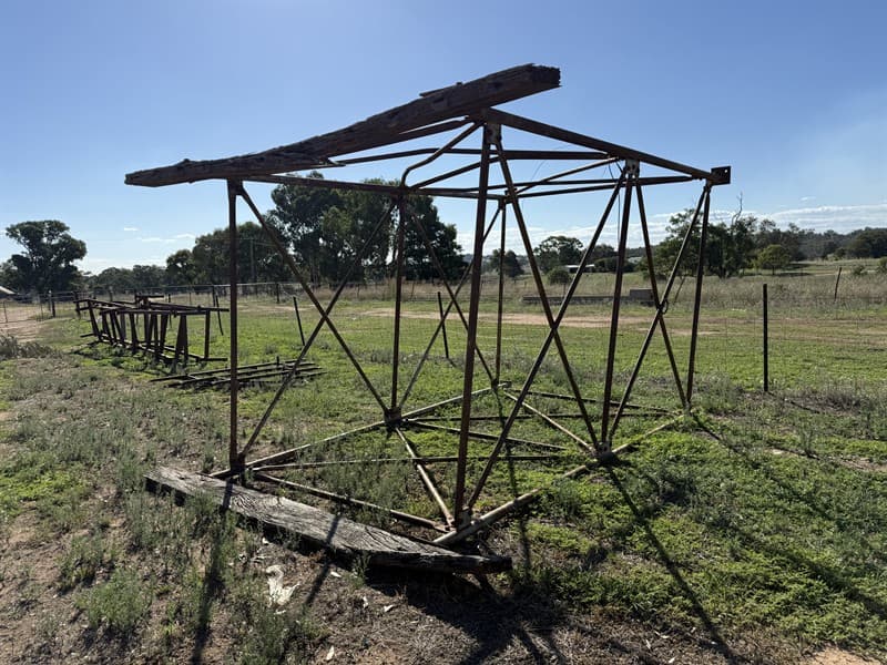 TANK STAND. 2200 x 2200 x 3800 high.