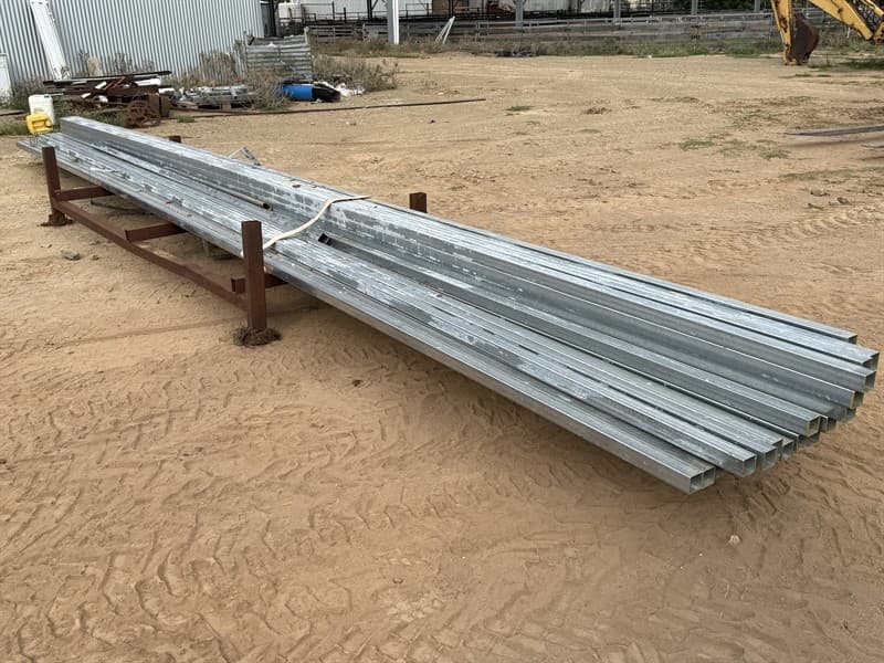 50MM X 50MM GAL RHS. 32 lengths x 8 metres long.