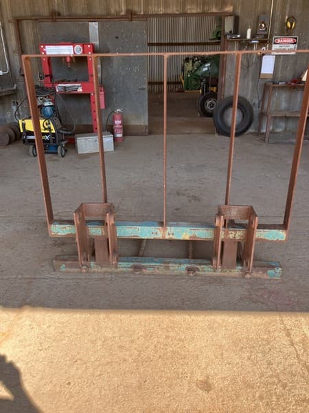 HAY FORKS. Custom made. Minimal use. Were used on a JCB backhoe. Spears are 120cm and 80cm long. Located Trangie, NSW