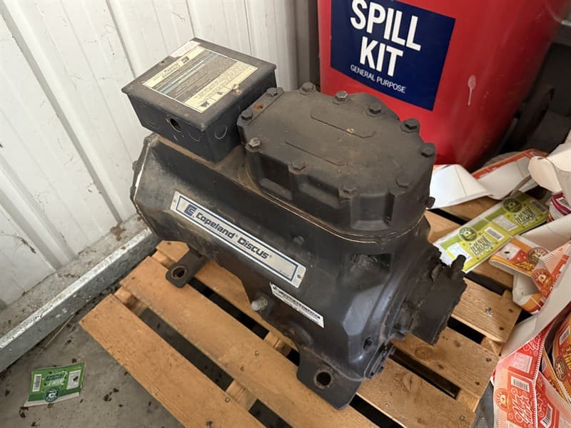 COPELAND DISCUS COOLROOM COMPRESSOR. Located Bourke, NSW