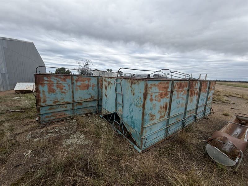 SIDE DELIVERY BINS approx 5m x 2.4m x 1.6m Located Uranquinty NSW.