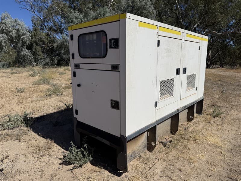 45KVA FG WILSON GENERATOR. Three phase and single phase. 3 x 32 amp outlets and 3 x 15 amp outlets. 4391 hours. ATS fitted. Perkins engine. …