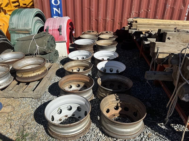 8 x 10 STUD EURO RIMS. Steel drive / trailer. Located Orange, NSW