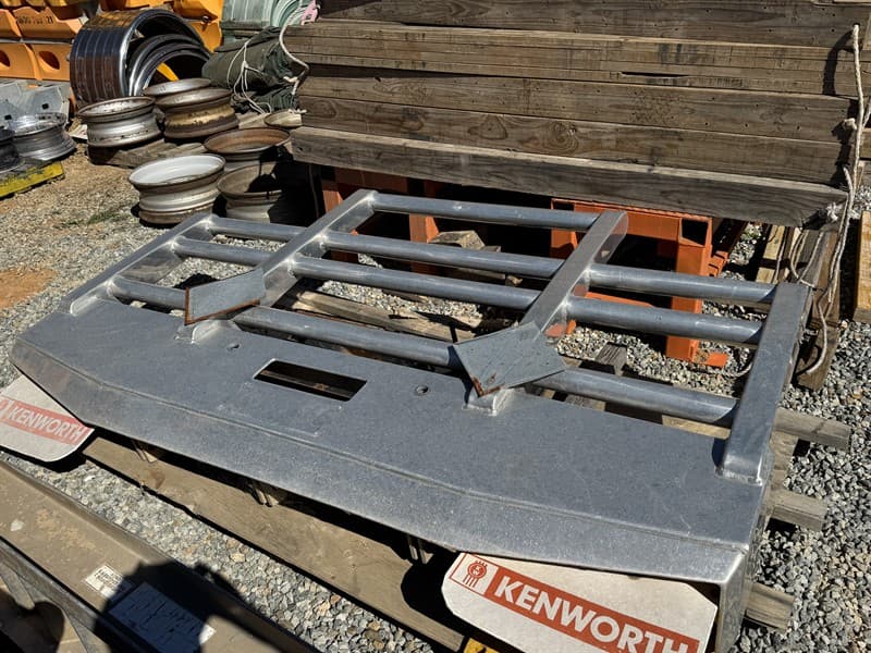 (3) Bull bar. With backing plate. Located Orange, NSW
