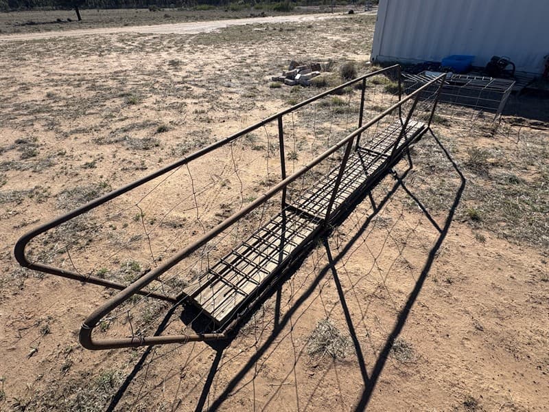 Sheep Loading ramp. Located Mogriguy, NSW