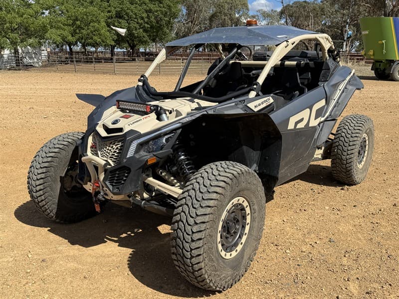 2023 CAN AM MAVERICK X3 XRC TURBO RR 1000. VIN 3JBVVAV45PE001805. 2 seater. 200 horsepower. One owner. 4x4. Fox independent suspension with …