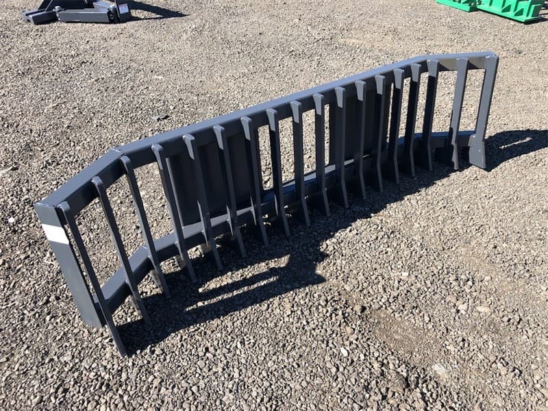 Unused Stick Rake Attachment, To Suit Skid Steer, Approximate Shipping Dimensions: 600mm high x 2190mm Wide EXEQ: 167811