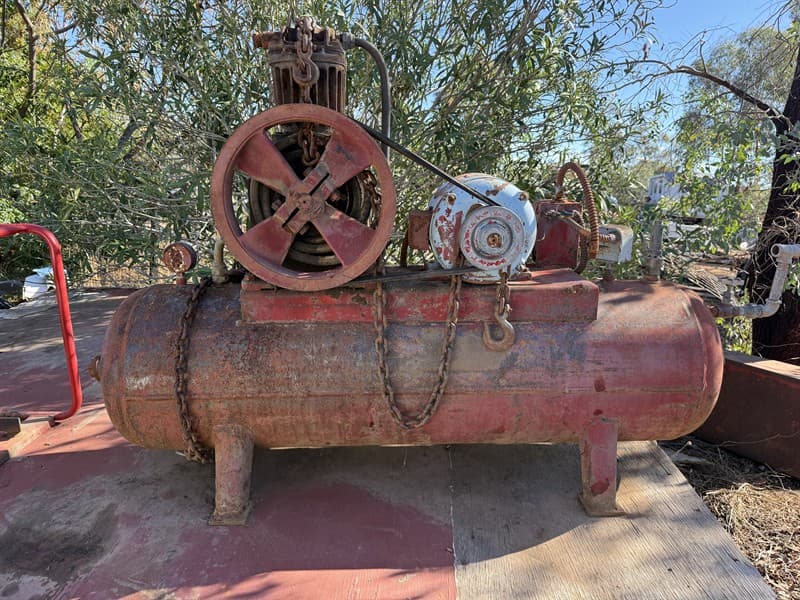 3 PHASE AIR COMPRESSOR. Unknown condition. Located, Quambone, NSW