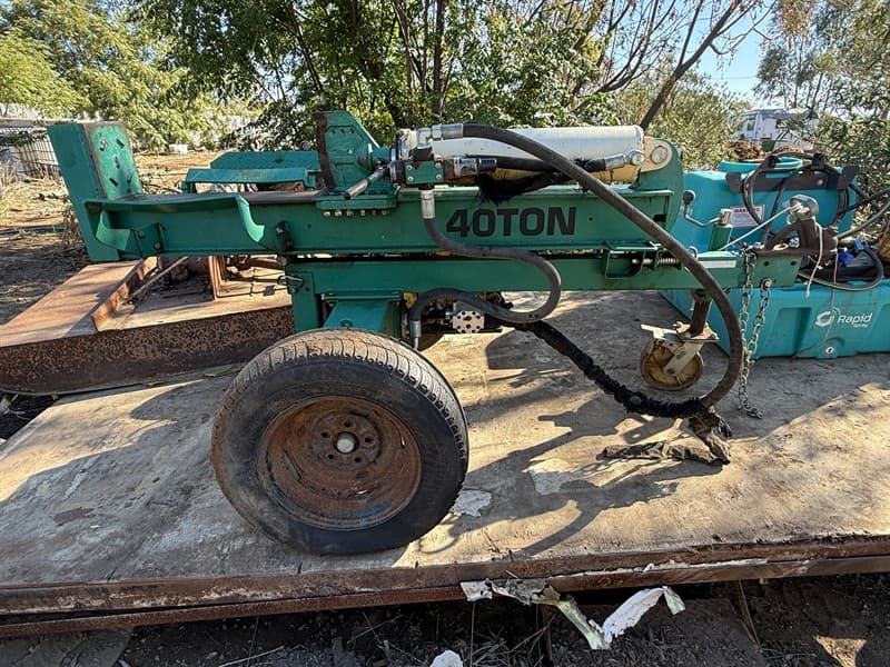 MILLERS FALLS LOG SPLITTER. 13hp petrol engine. Working condition. Located Quambone, NSW