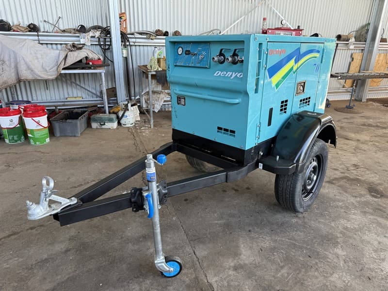 DENYO 70CFM. 2 hours on a full factory rebuild on all components. Located Nyngan, NSW