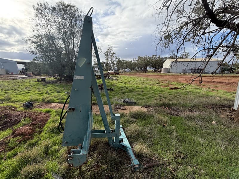 BONEL INDUSTRIES 3PL HIGH LIFT BALE FORKS, Hydraulic lines have been capped, vendor states in working condition surplus requirements. locate…