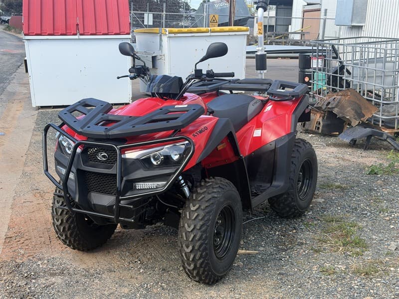 2023 KYMCO MXU 550 ATV. VIN: RFBLT33U9PBB20114. Odometer reading only 20km. The fuel-injected 501cc, with electronic power steering, 20-litr…