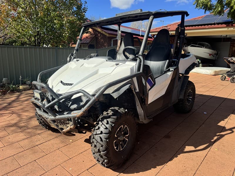YAMAHA WOLVERINE X2 R-SPEC ATV. Brakes recently redone. New front tyres fitted, four new CV boot covers installed and fully serviced. Light …