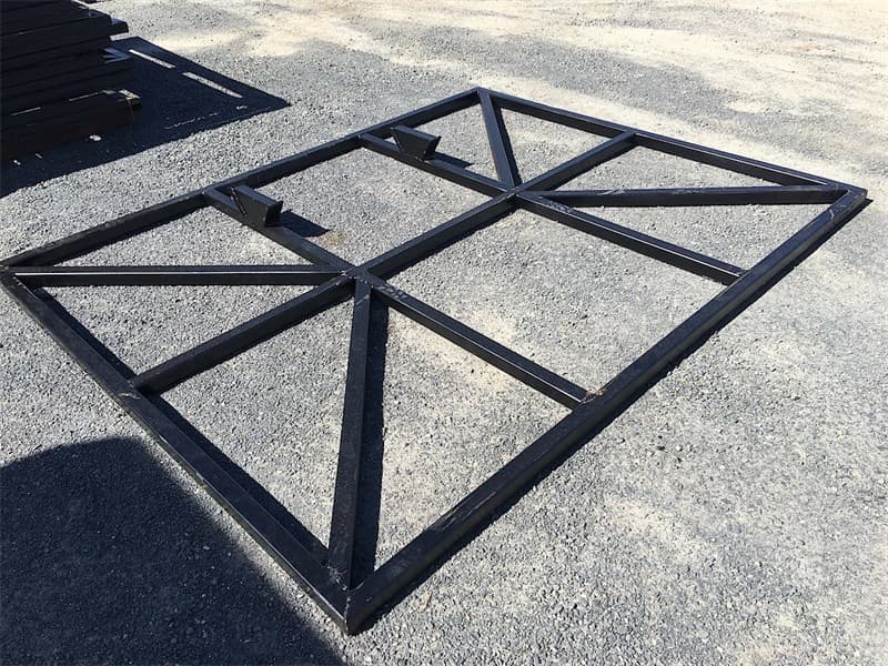 Unused Large Levelling Bar, to suit skid steer / Loader, Approximately 2500mm wide x 2000mm long, with grabs, made from 50 x 50 heavy wall b…