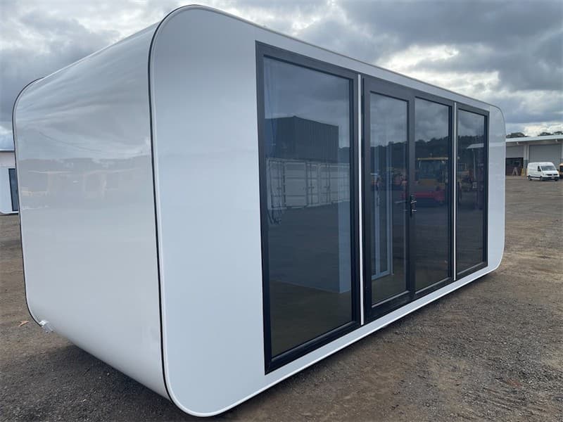 Unused 6m Accommodation Pod Comes with: Toilet Sink Shower Various Cupboards / Storage Double Glazed Windows Shipping Dimensions: 5900mm Lon…