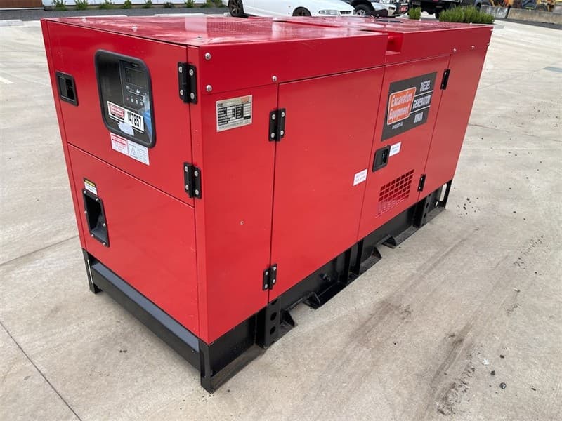 Unused Silenced 80kVA Generator, Model: EXEQ-80-3, 4 Cylinder Turbo Diesel Engine, Single & 3 Phase Outlets, Emergency Stop, Battery Isolato…