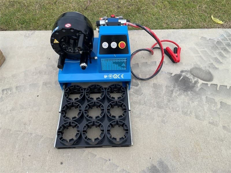 Unused Portable Hydraulic Hose Crimping Machine, Model: P20-DC12V, Power Supply required: 12V Crimping Range: 14mm-54mm Crimping Force: 1370…