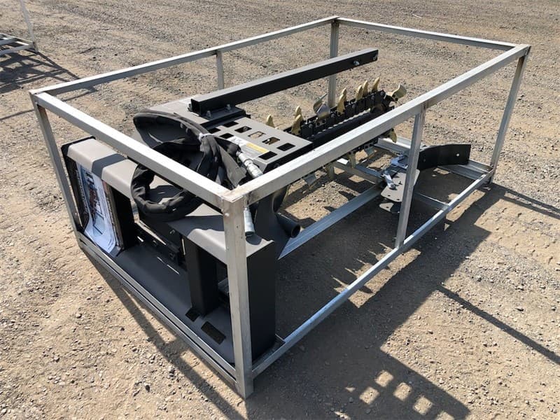 Unused Trencher Attachment for Skid Steer Loader, digging Width: 200mm, Digging Depth : 900mm, Required flow: 50-75 L/Min, Approximate Shipp…
