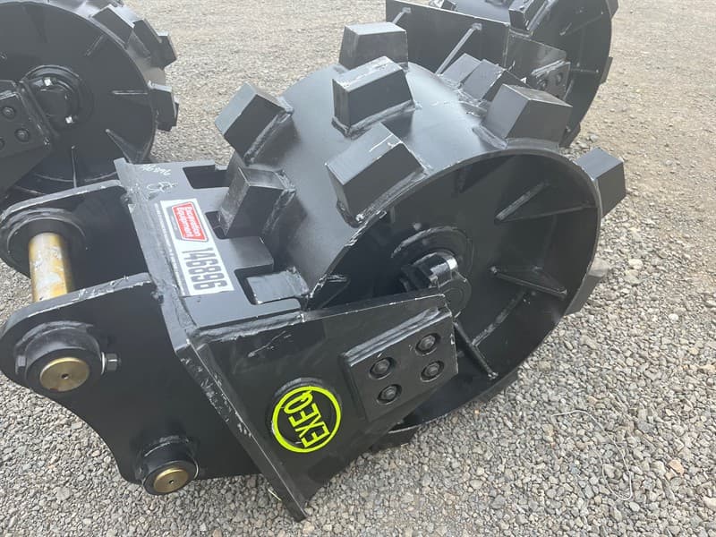 Unused 2024 Compaction Wheel Attachment To Suit 5T Excavator, Width: 350mm, Pin Diameter: 45mm, Center to Center: 255mm, Between the ears: 1…