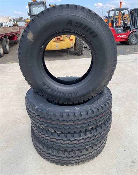 Qty of 4 Unused 11R22.5 Truck / Trailer Tyres, 16PR, A300 Pattern - All Positions. EXEQ"S01585 S01586 S01587 S01588"