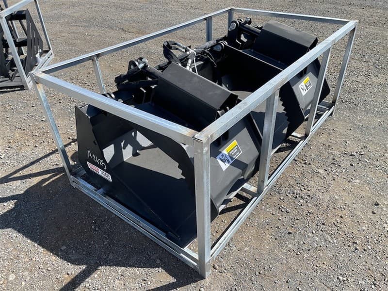 Unused Grapple Bucket to Suit Skid Steer, to suit Skid Steer, 1820mm wide, Operating pressure: 17-21MPa, Dual Ram, Approximate Shipping dime…