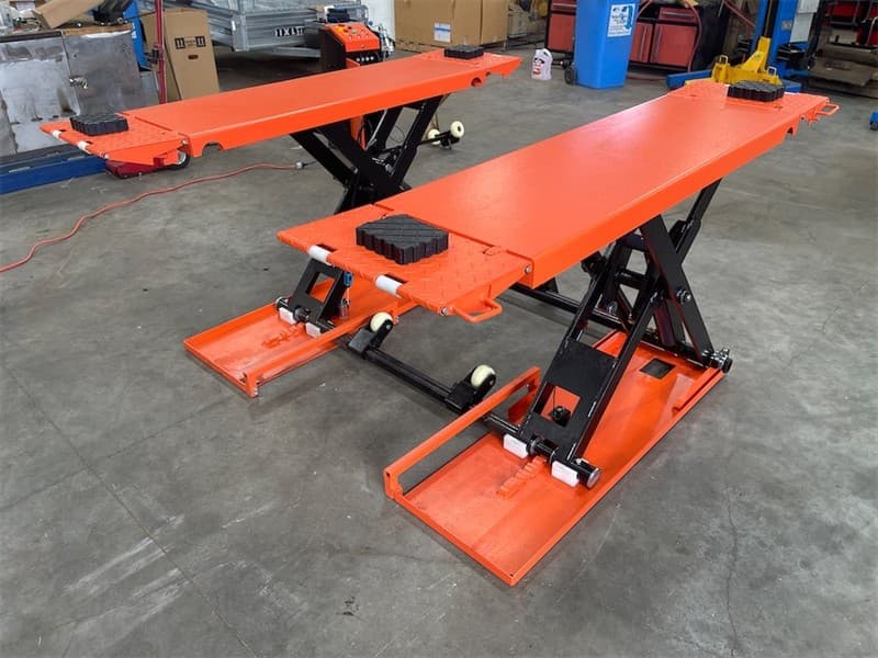 Unused Mobile Mid Rise Car Scissor Lift / Hoist, Lift Capacity: 3000Kgs, Electric Safety Lock Table Length: 1400mm-1935mm, Table width: 460m…