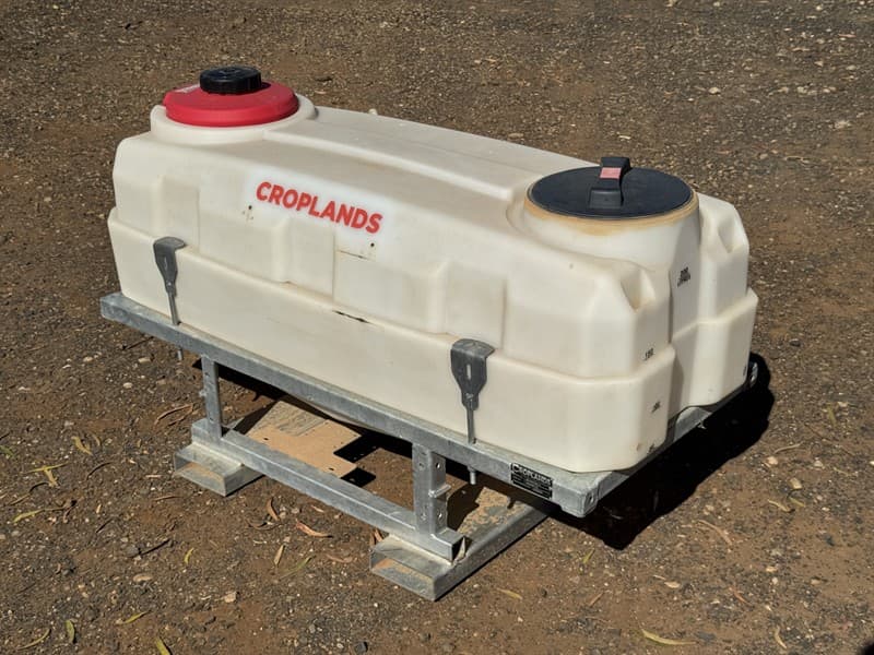 200 LITRE CROPLANDS SPRAY TANK. Located Dubbo, NSW