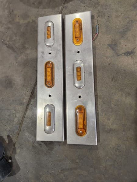 Stainless Mirror Covers with LED lights. Located Orange, NSW
