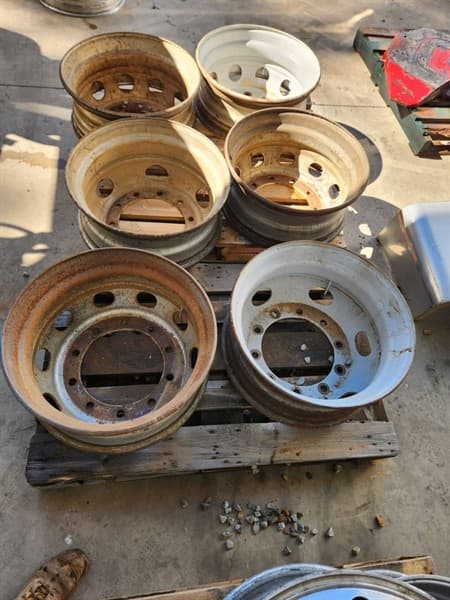 6 x 335 PCD Steel Drive Trailer Rims. Located Orange, NSW