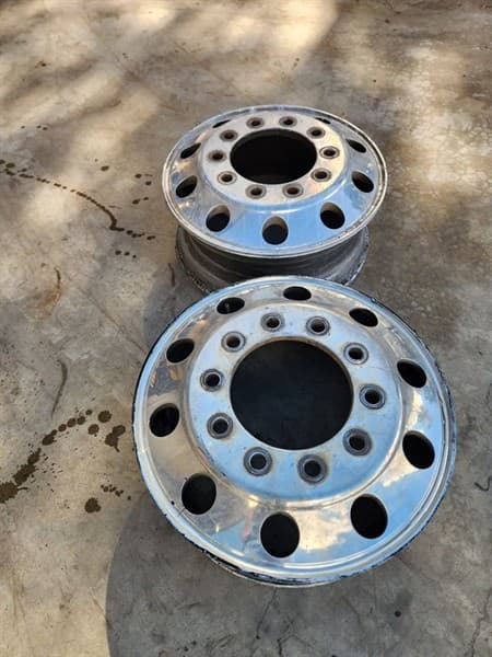 2 x Alcoa American Polished Steer Rims - Pair. Located Orange, NSW