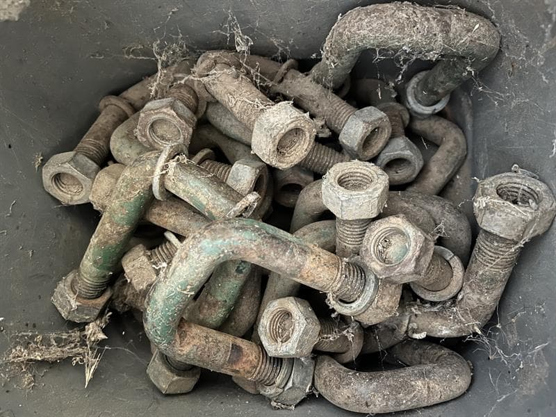JOHN SHEARER ECONODRAFT U-BOLTS. Located Delungra, NSW