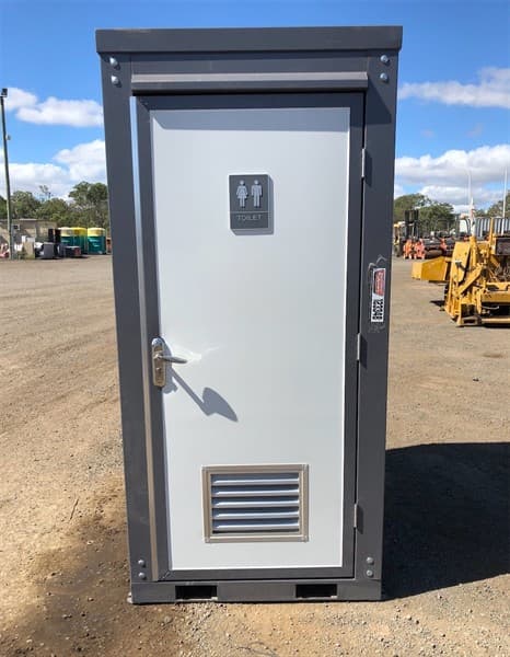Unused Single Cubicle Toilet Block, with sink, Toilet, Extractor fan, Toilet, WELS Registration Number: L07047, Efficiency Star Rating 4,Wat…