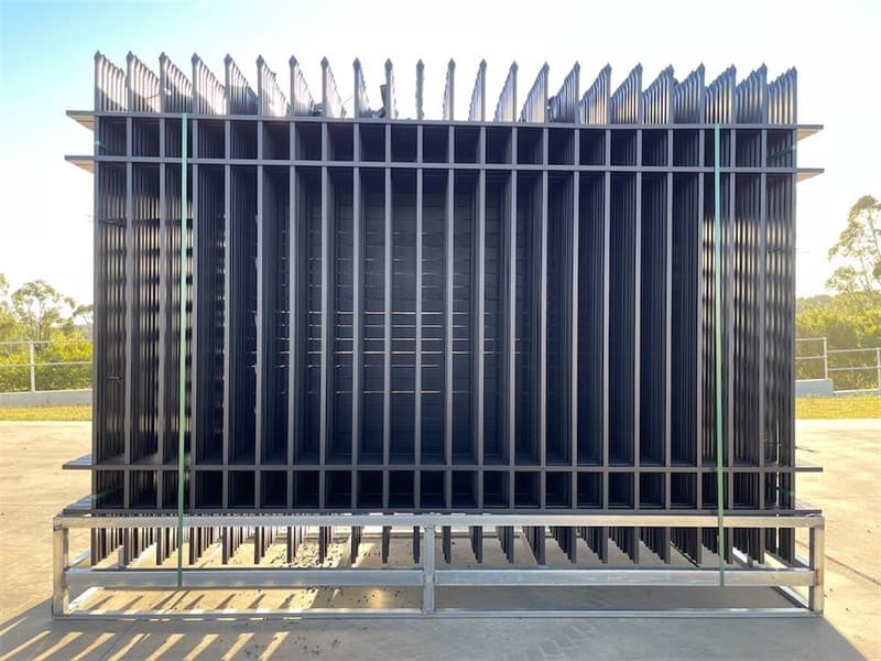 Qty of 24 Wrought Iron Style Fence Panels, Made from Galvanised Steel, Powdered Coated, Comes with 24 Panels + 25 Posts, Each Panel is 10ft …