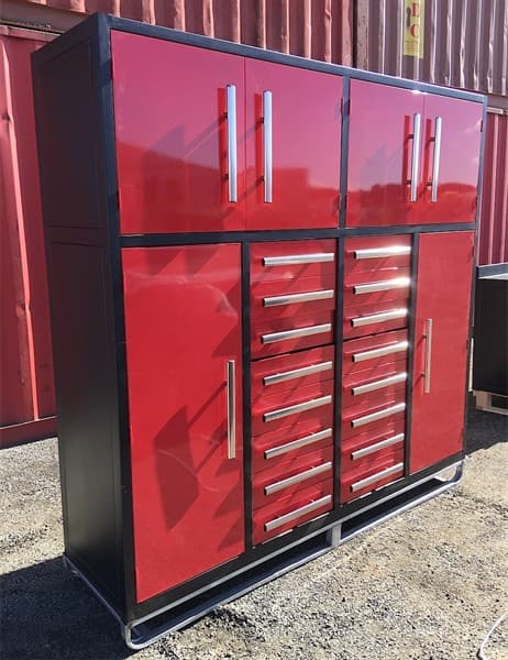 Unused Workshop storage cabinet, with 16 Drawers, 4 large storage Compartments, 50Kgs capacity per drawer, Approximate Shipping Dimensions: …