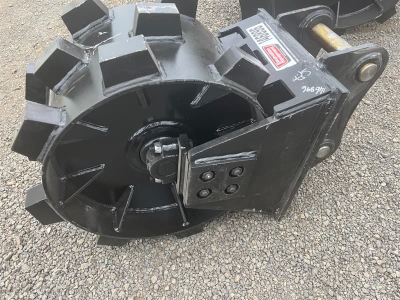 Unused 2024 Compaction Wheel Attachment To Suit 5T Excavator, Width: 350mm, Pin Diameter: 45mm, Center to Center: 255mm, Between the ears: 1…