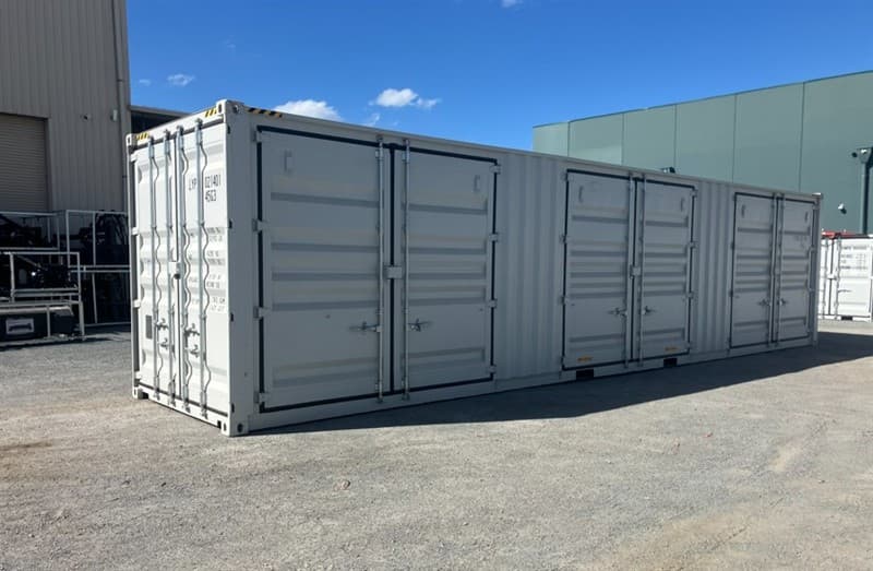 Unused 2024 40ft High Cube 3 Door Side Opening Container, With Forks Pockets, 3 Large side doors on one side, Side Doors Dimensions: Approxi…