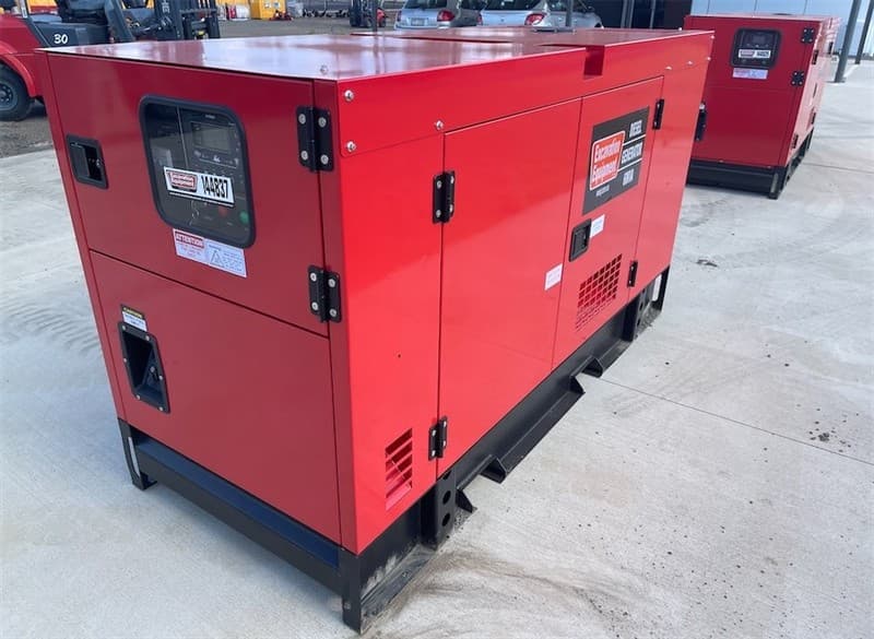 Unused Silenced 60kVA Generator, Model: EXEQ 60-3, 4 Cylinder Turbo Diesel Engine, Single & 3 Phase Outlets, Emergency Stop, Battery Isolato…