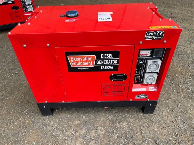 Unused 12.5kVA Generator with ATS, Model: GEN 10-3, Three Phase & Single Phase, Comes with Automatic Transfer Switch(ATS), Silenced Cabinet,…