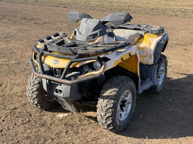 Can-am 4 Wheeler ATV, VIN:3JBLGCK17EJ001980. ODO: 16187.5km. Auto transmission, rear tow hitch, starts and drives. Located Hay, NSW.
