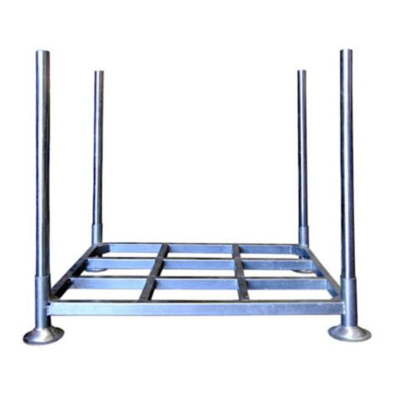 2025 Unused Galvanised Steel Stackable Stillage Pallet,, SWL: 1500kg , Size: 1495mm L x 1495mm W x 1260mm H (When assembled) , Internal: 126…