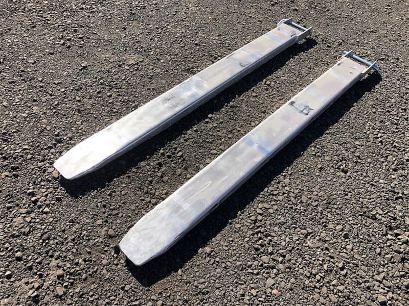 Unused Fork Extensions / Slippers, Overall length 1705mm, 145mm Wide, Locking pins, Approximate Shipping Dimensions: 1700mm L x 160mm W x 50…