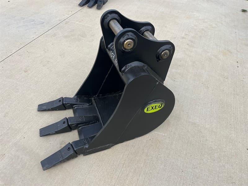 300mm GP/Digging Bucket to suit 1.7T Excavator, GP Bucket to Suit 1-3T Excavator with 3 Teeth, Width: 300mm, Pin Diameter: 30mm, Centre to C…