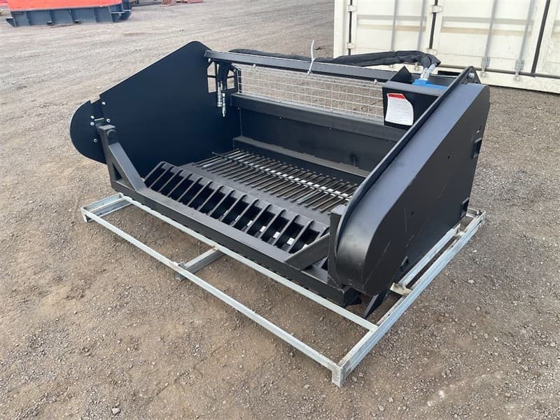 Unused Rock Picking Bucket to Suit Skid Steer, Screening Width 1.93m, Shipping Dimensions: 2075mm L x 1590mm W x 1090mm H, Weight: 681Kgs, E…