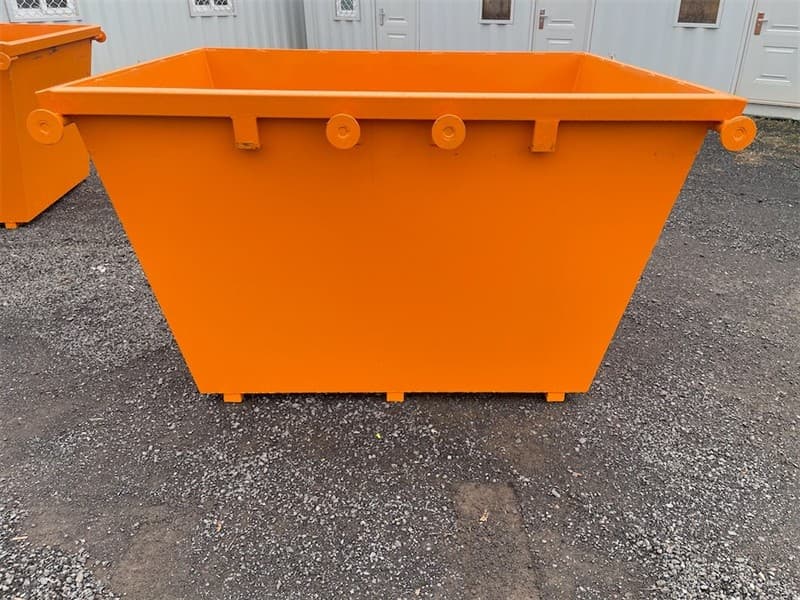 Unused 3 Cubic Metre Skip Bin,, Heavy Duty Steel construction, Lifting pins, OOverall Length : 2105mm x Overall Width: 1735mm x Overall heig…