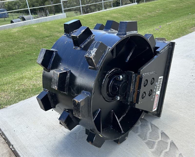 Unused 2024 Compaction Wheel Attachment To Suit 3T Excavator, Width: 545mm, Pin: 40mm,Centres: 200mm, Between the ears : 145mm,Shipping Dime…