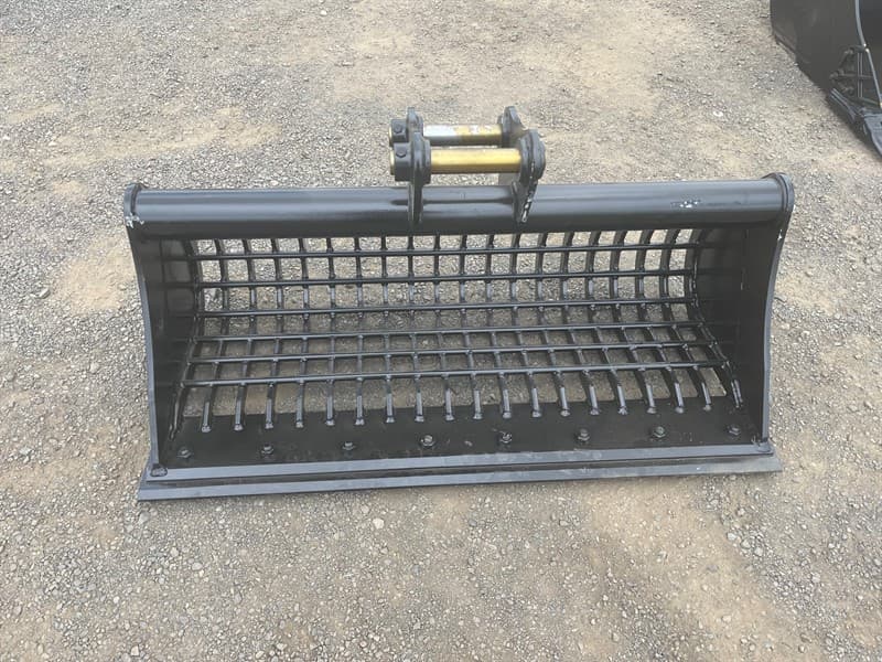 Unused 2024 Sieve / Riddle Bucket to Suit 3T Excavator, Width: 1200mm, Pin Diameter: 40mm, Center to Center: 200mm, Between the ears: 150mm,…