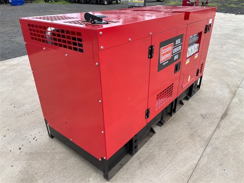 Unused Silenced 80kVA Generator, Model: EXEQ-80-3, 4 Cylinder Turbo Diesel Engine, Single & 3 Phase Outlets, Emergency Stop, Battery Isolato…