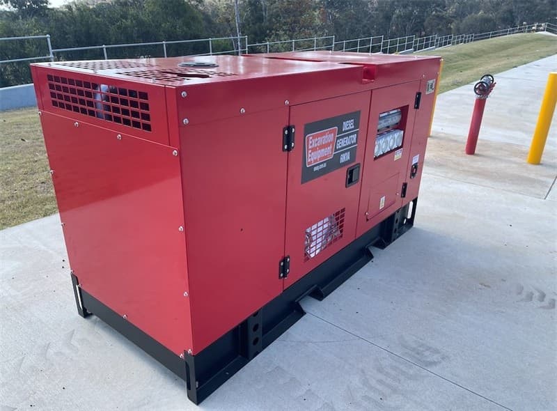 Unused Silenced 60kVA Generator, Model: EXEQ 60-3, 4 Cylinder Turbo Diesel Engine, Single & 3 Phase Outlets, Emergency Stop, Battery Isolato…