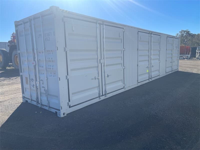 Unused 2024 40ft High Cube 3 Door Side Opening Container, With Forks Pockets, 3 Large side doors on one side, Side Doors Dimensions: Approxi…